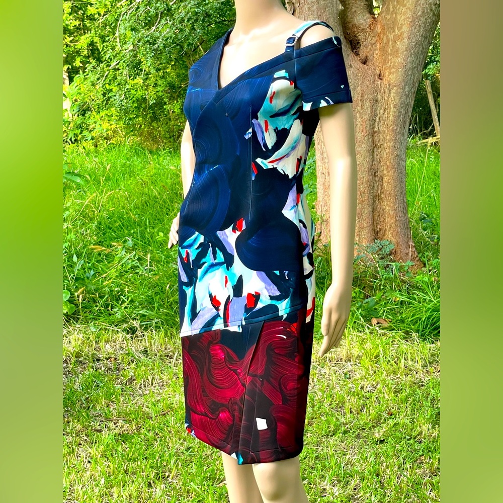 YIGAL AZROUËL Elegant Multicolor Women's Dress SZ8